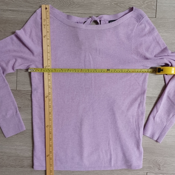 Banana Republic Fine Italian Yarn by Filpucci Tie Back Wool Cashmere Swe… - Picture 13 of 15